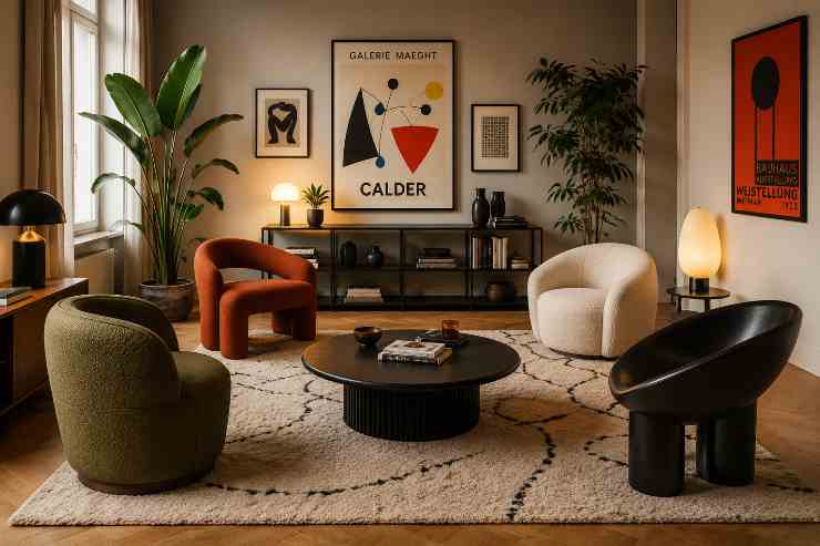 salotto con poltrone