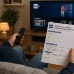 uomo guada tv in poltrona