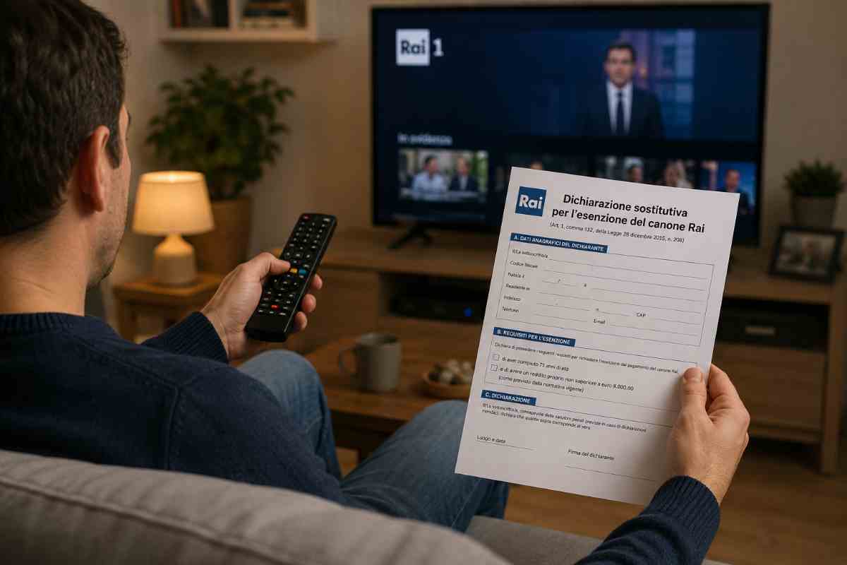uomo guada tv in poltrona