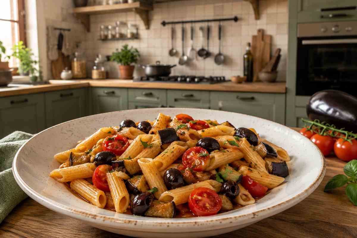 pasta melanzane e olive