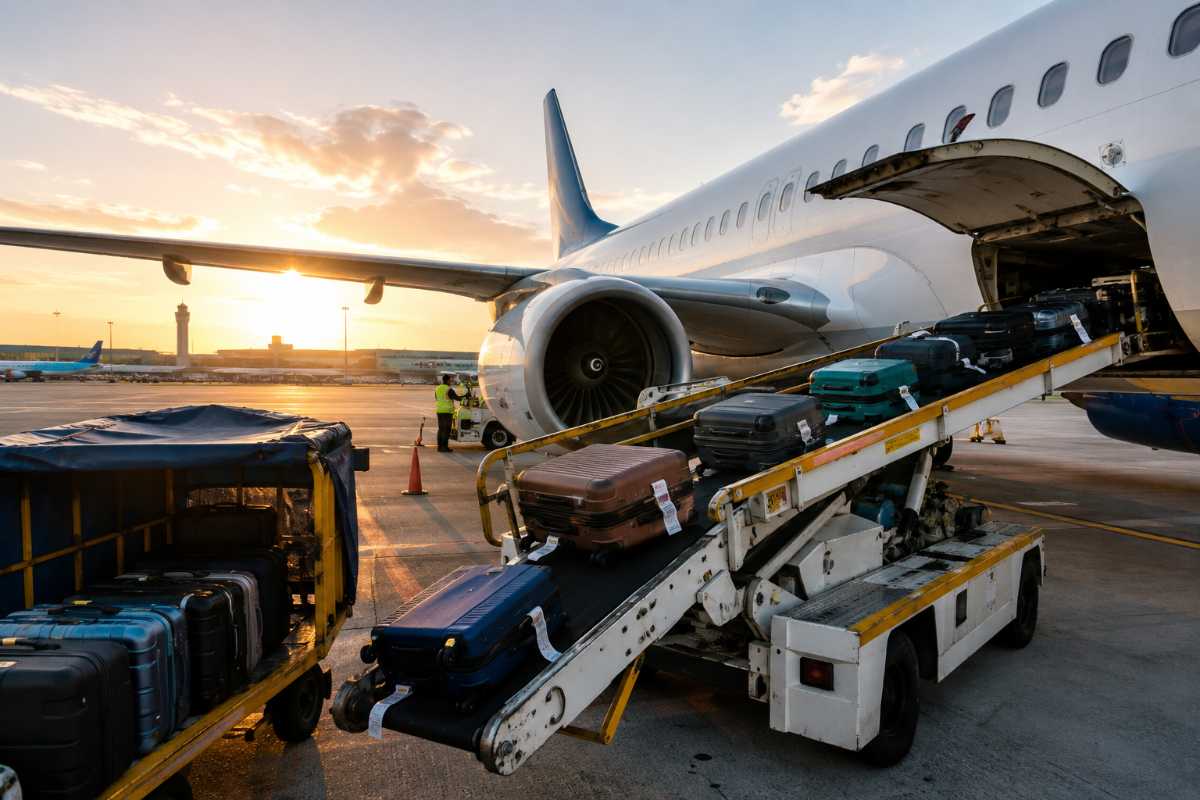 aereo bagagli