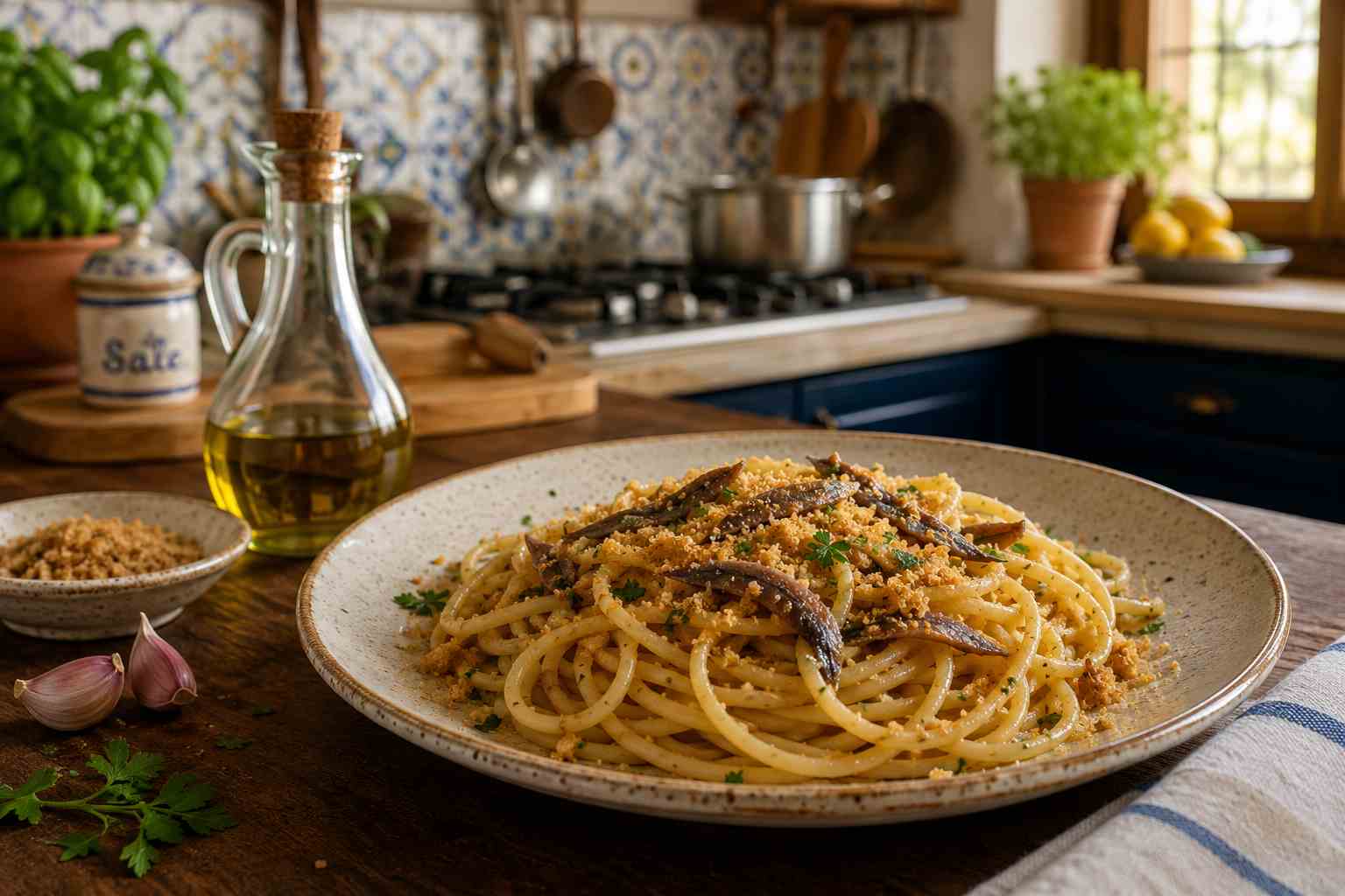 pasta con le alici
